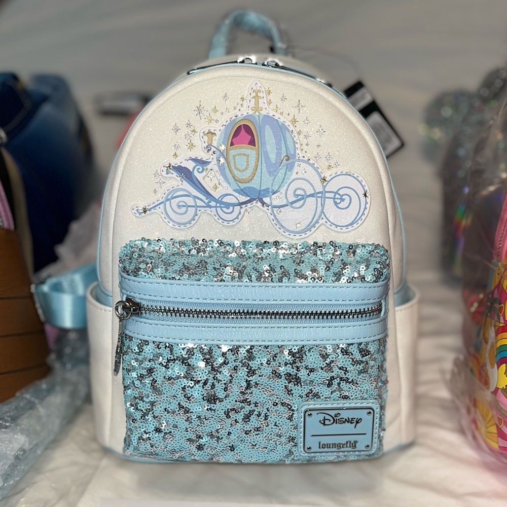 Cinderella’s Magical Carriage Sequin Loungefly